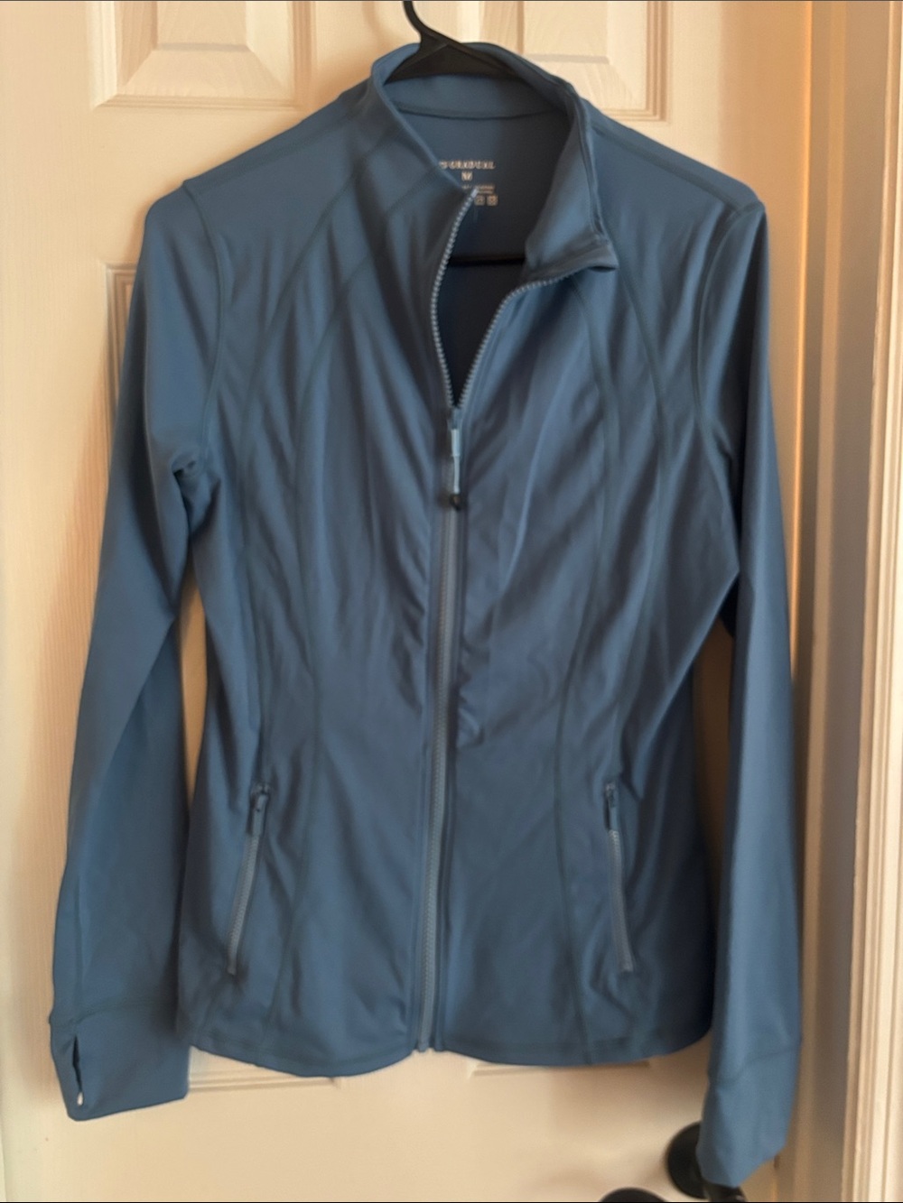Women's Slate Blue Full-Zip Utility Jacket